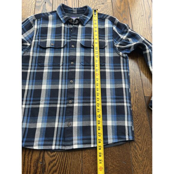 Patagonia Men's Fjord Loft Shirt Coastal Sunset Blue Organic Cotton NWT Medium - Picture 6 of 7